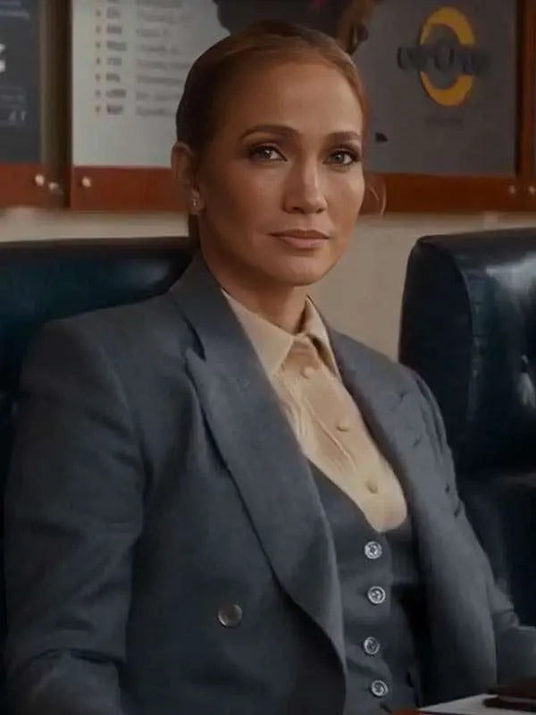 Office Romance 2026 Jennifer Lopez Grey Blazer