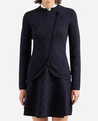 Skye P. Marshall Matlock 2024 Blue Diamond Print Jacket