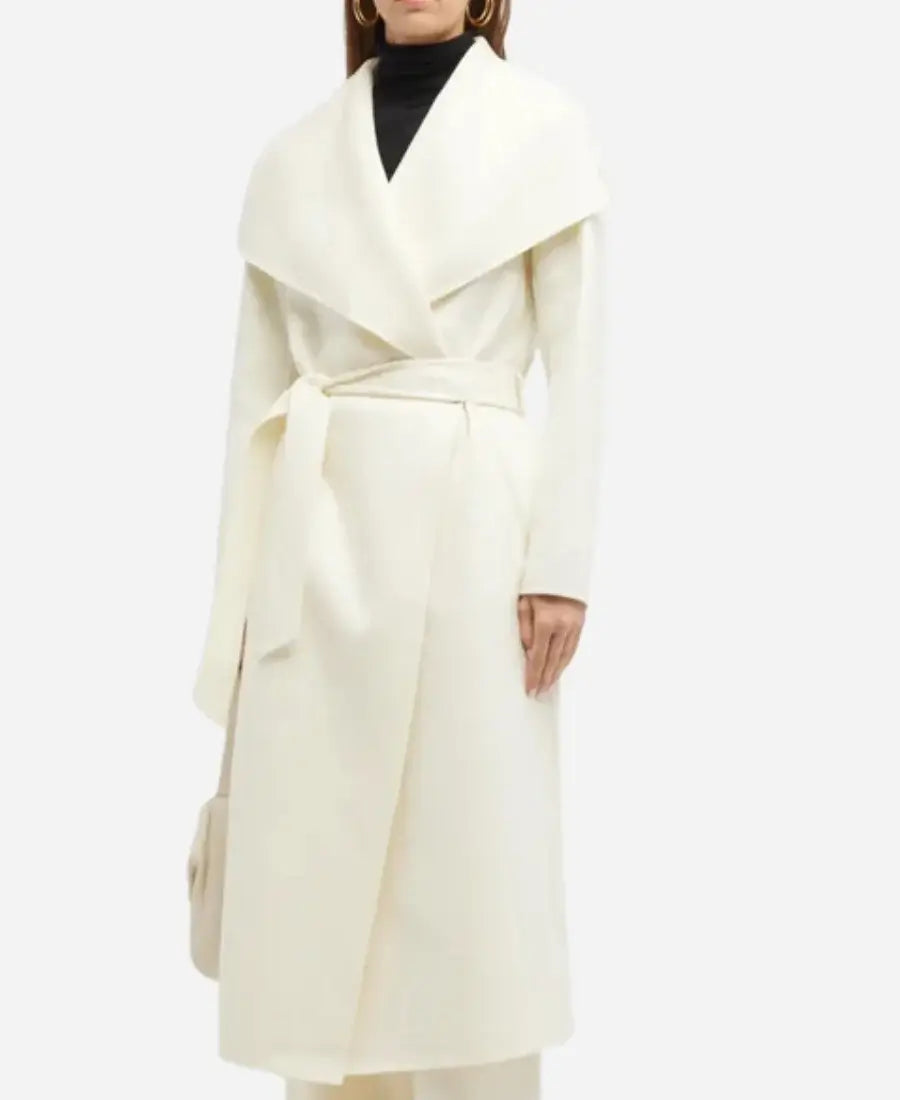 Skye P. Marshall Matlock 2024 White Draped Coat