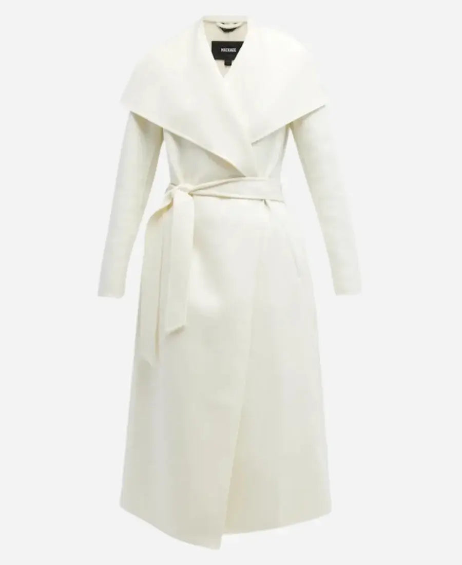 Skye P. Marshall Matlock 2024 White Draped Coat