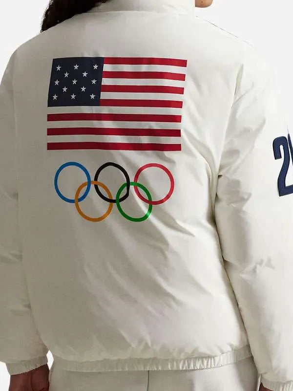 Team USA Olympic 2026 Down Puffer Jacket
