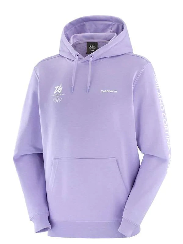 Milano Cortina 2026 Olympics Salomon Purple Hoodie
