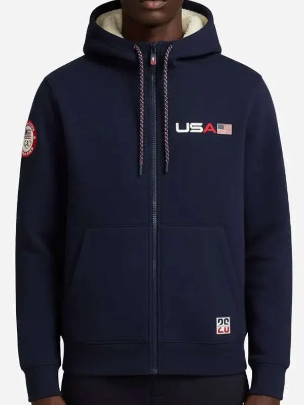 Team USA Winter Olympics 2026 Blue Hoodie
