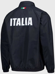 Olympics 2026 Team Italy Black Track Jacket
