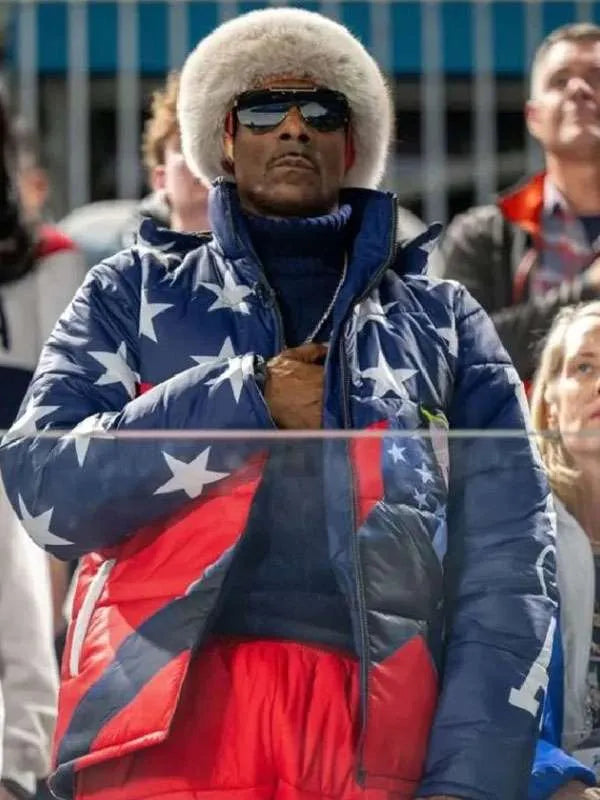 Winter Olympics 2026 Snoop Dogg Speed Puffer Jacket