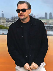 Leonardo DiCaprio One Battle After Another Suede Jacket