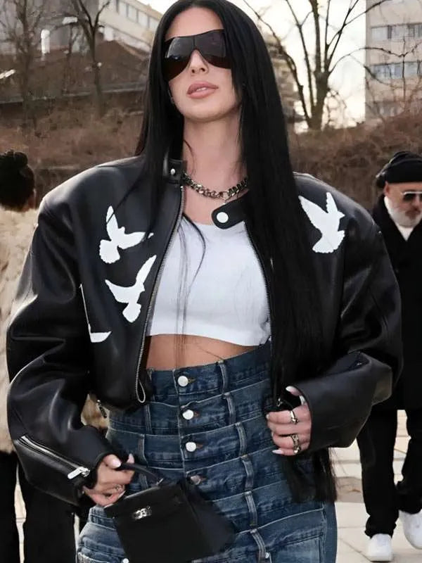 PFW 2026 Camilla Araujo Leather Jacket