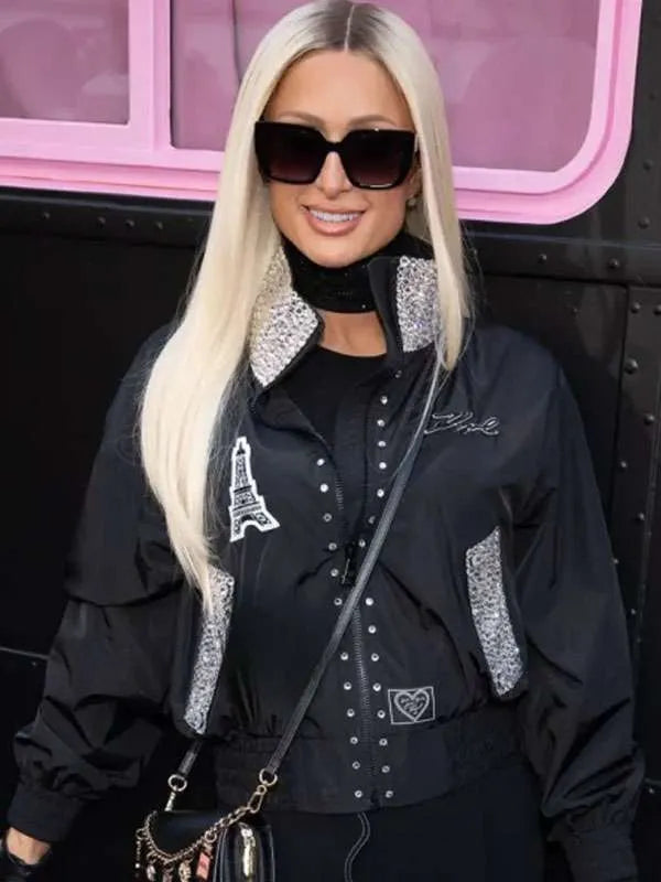 Paris Hilton 2026 Spring Campaign Black Jacket
