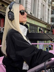 Paris Hilton 2026 Spring Campaign Black Jacket
