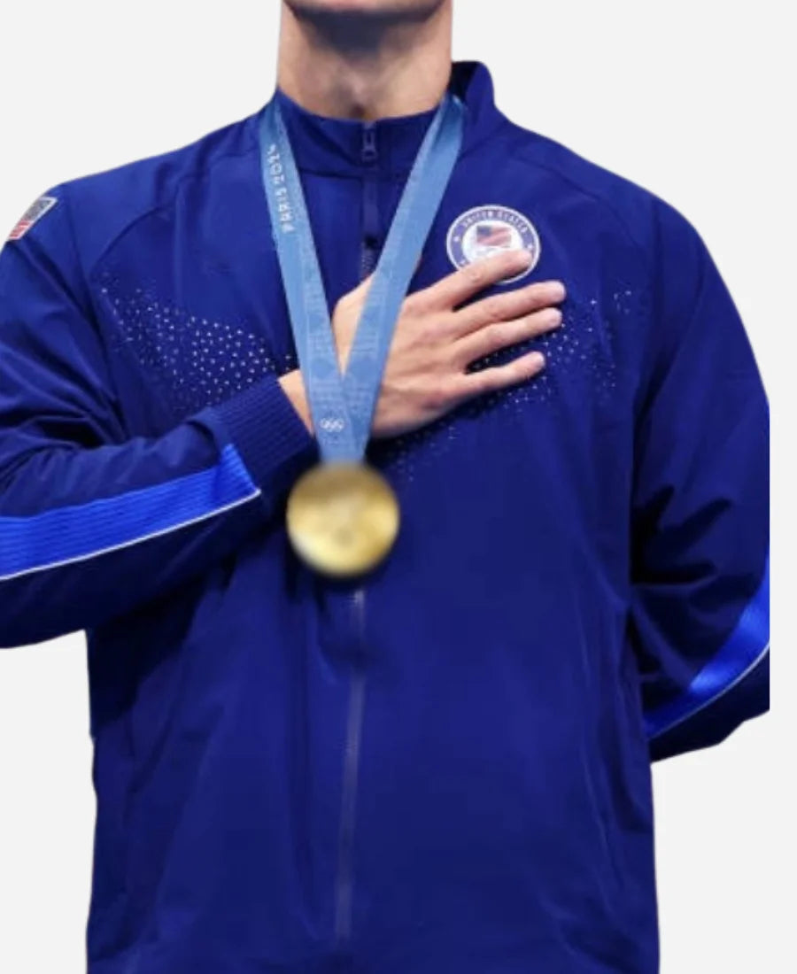 Team USA Olympics 2024 Paris Blue Tracksuit