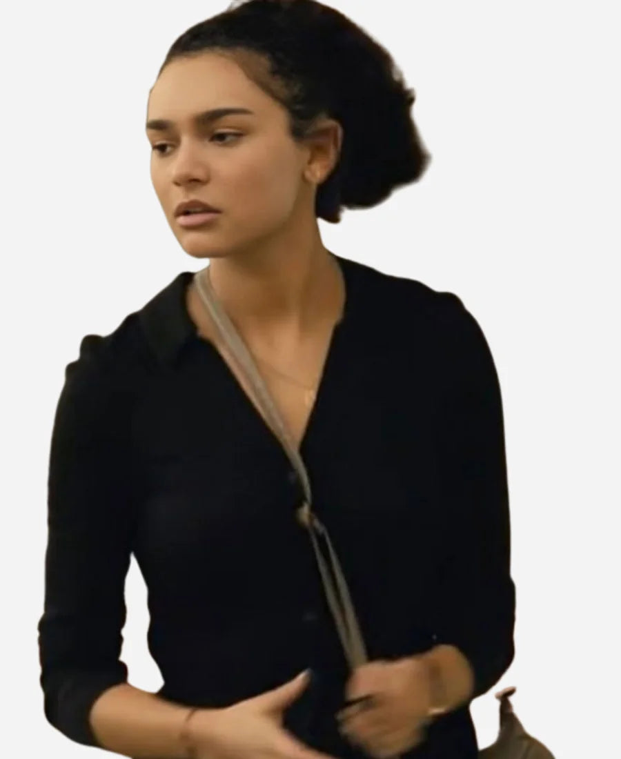 Paulina ChÃ¡vez Landman Black Polo Shirt