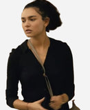 Paulina ChÃ¡vez Landman Black Polo Shirt