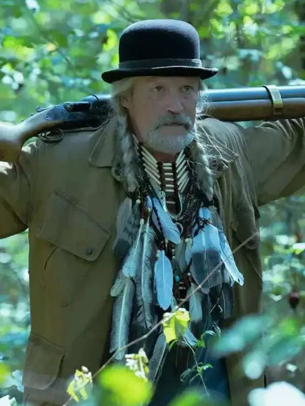 Michael Rooker Peacemaker Brown Cotton Jacket