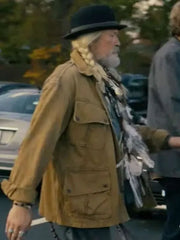 Michael Rooker Peacemaker Brown Cotton Jacket