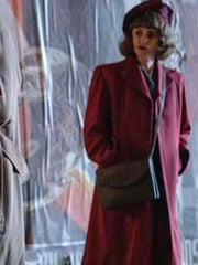 Penélope Cruz The Bride 2026 Red Wool Coat
