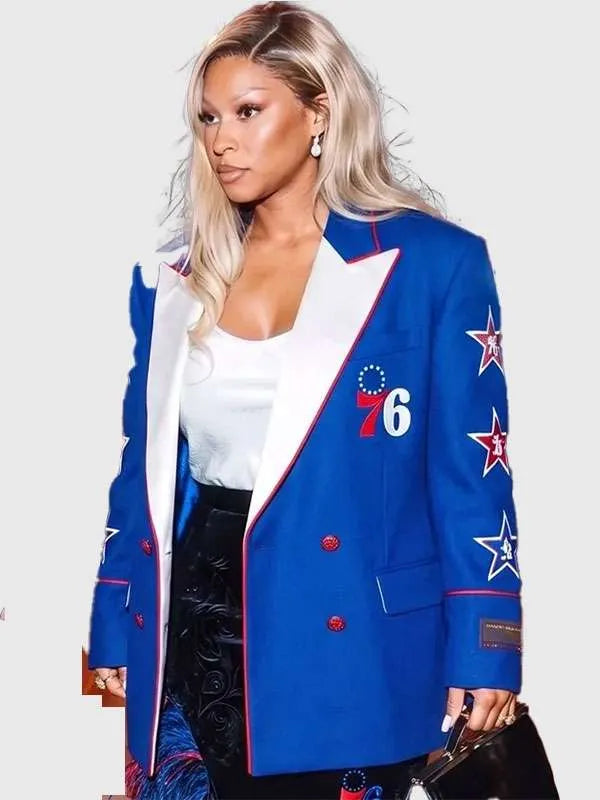 Savannah James 2026 Blue Blazer