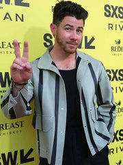 Nick Jonas Power Ballad Movie Premiere Leather Jacket
