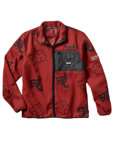 Primitive X Naruto Maroon Printed Jacket