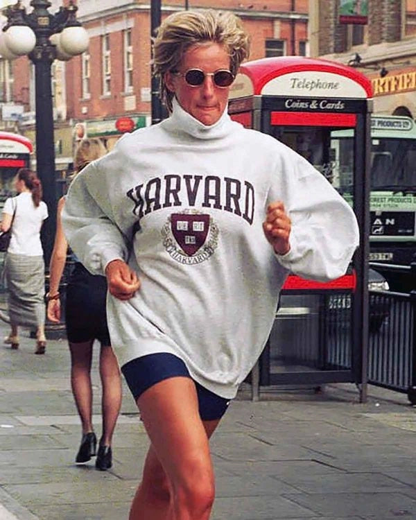 Princess Diana Harvard Sweatshirt