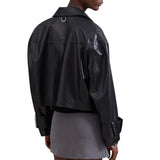 Rachel Leather Jacket Black