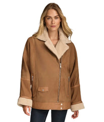 Ramona Shearling Suede Leather Jacket 