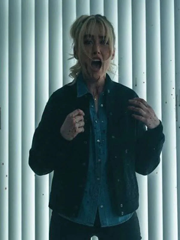 Kathryn Newton Ready or Not 2 Here I Come Bomber Jacket
