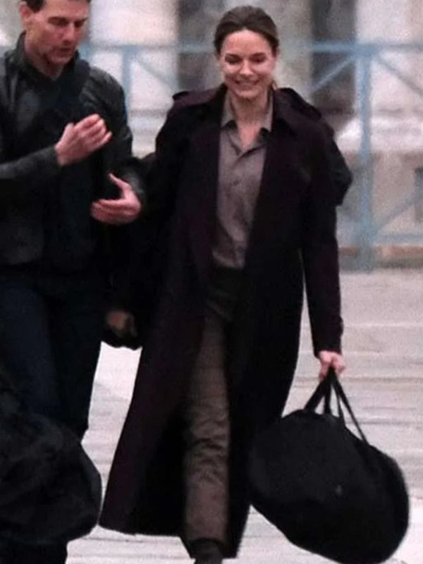 RebeccaFergusonMissionImpossible2023MaroonTrenchCoat_3