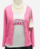 Reneé Rapp Movie Mean Girls 2024 Regina George Pink Cardigan