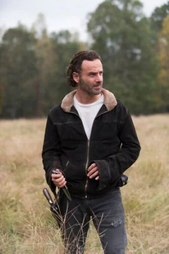 Falcon Jackets · Products · Rick Grimes Leather Jacket _ The Walking Dead Suede Jacket · Shopify