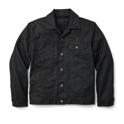 Rip Wheeler Yellowstone Jacket | Black Canvas Cotton Jacket