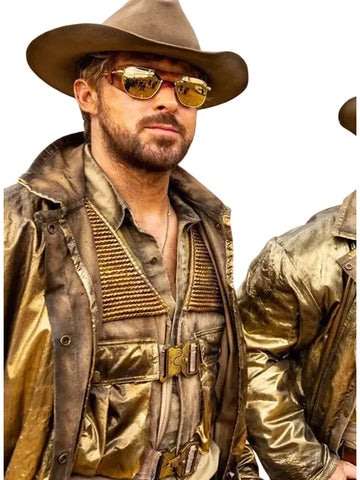 Ryan Gosling Fall Guy Golden Trench Coat