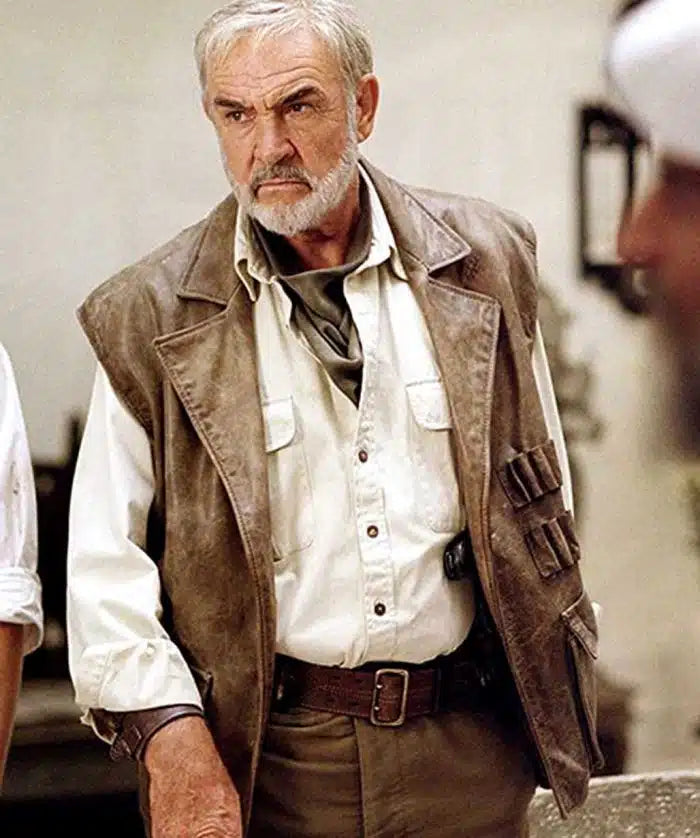 Allan Quatermain The League Of Extraordinary Brown Leather Vest