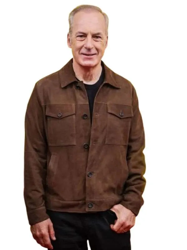 SXSW 2026 Bob Odenkirk Brown Suede Jacket
