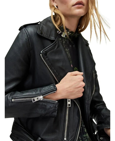 SAK Fifth Avenue Leather Jacket | Double Breasted Jacket Women's