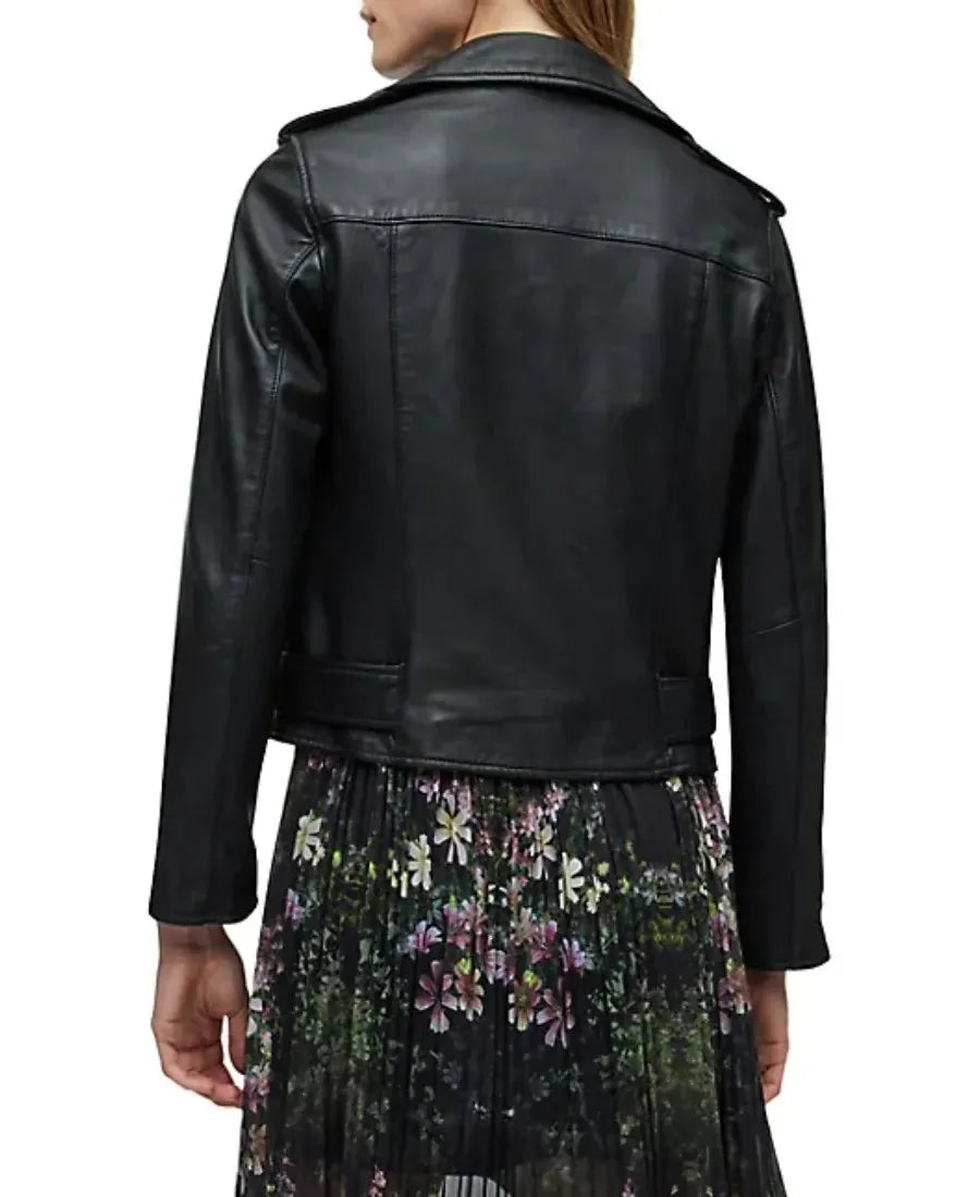 SAK Fifth Avenue Leather Jacket | Double Breasted Jacket Women's