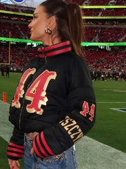 Kristin Juszczyk 2026 San Francisco 49ers Puffer Jacket
