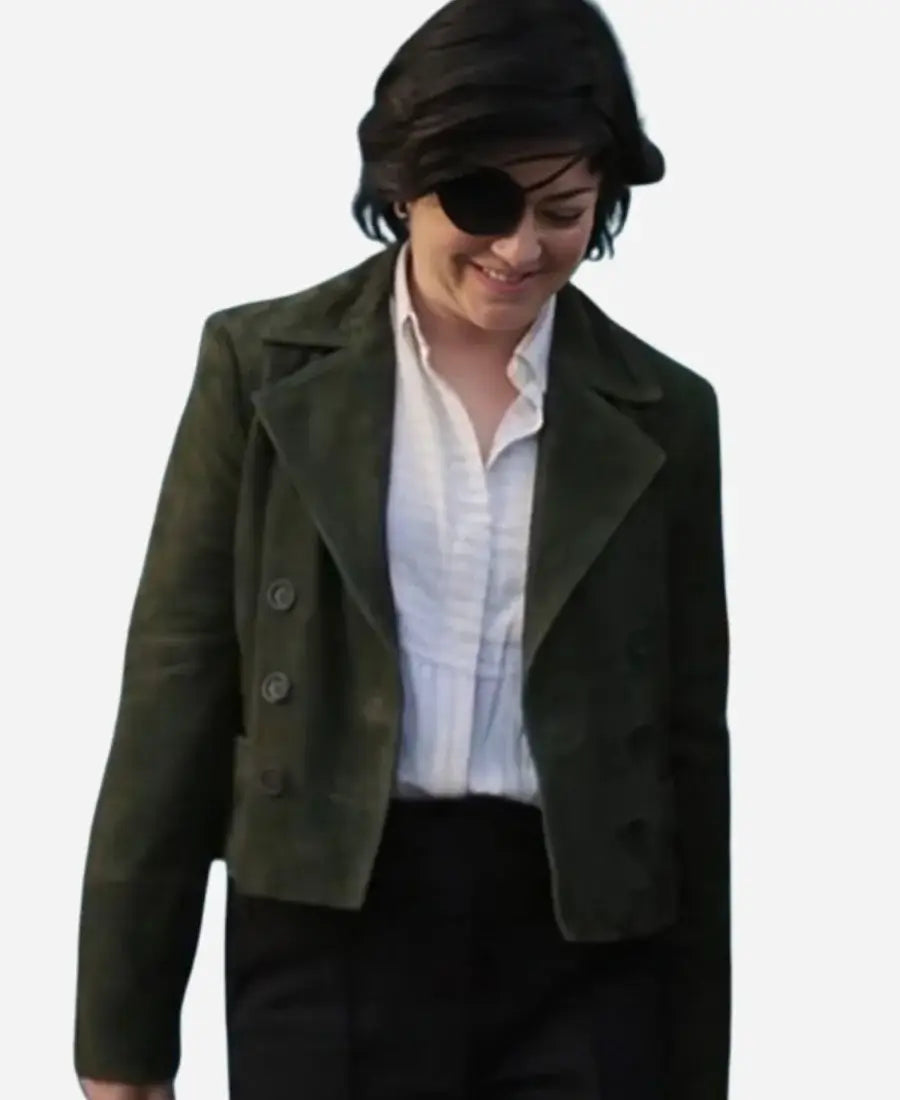 Sarah Greene Bad Sisters S02 Suede Jacket