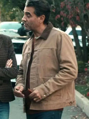 Scarpetta 2026 Bobby Cannavale Brown Jacket
