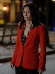 Courteney Cox Scream 7 Red Blazer