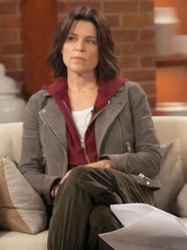 Neve Campbell Scream 7 Suede Leather Jacket