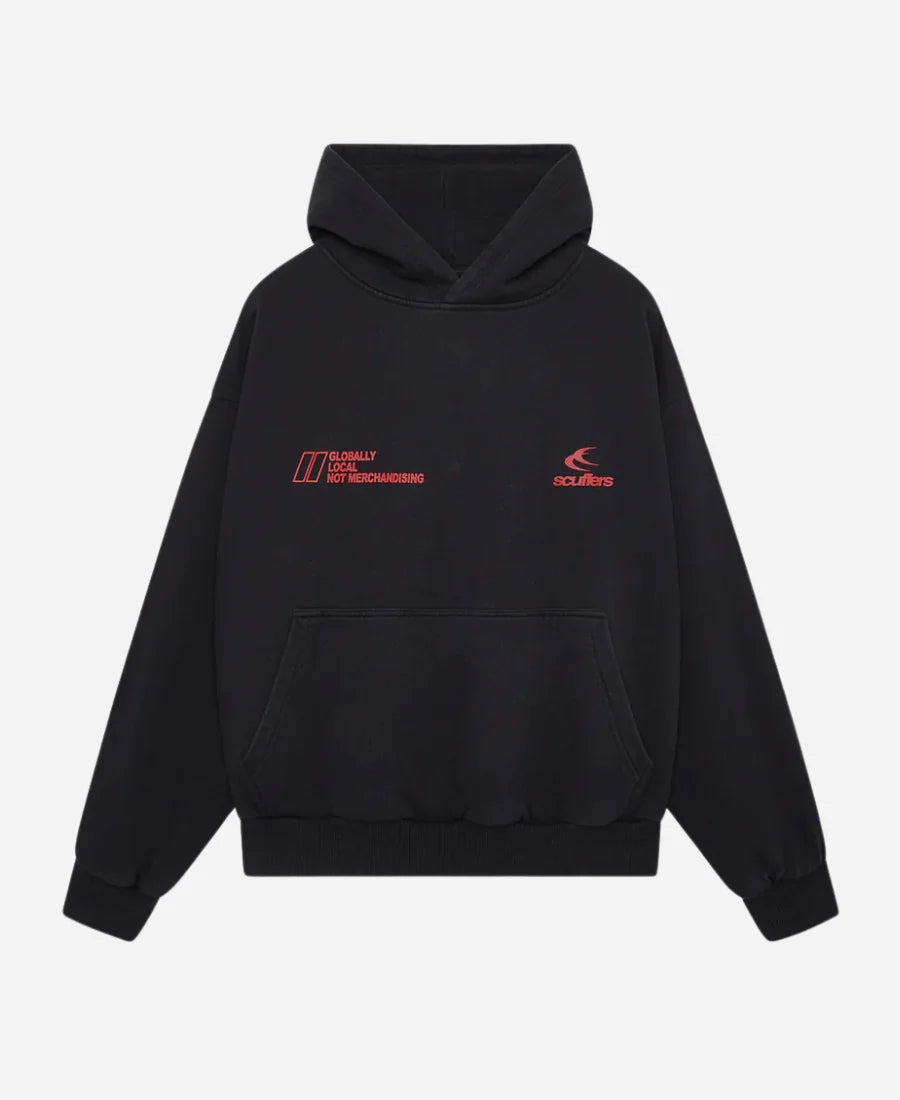 Scuffers Globally Black Pullover HoodieÂ