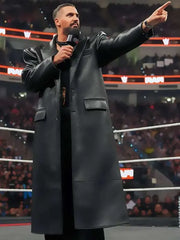 Monday Night RAW 2025 Seth Rollins Leather Coat