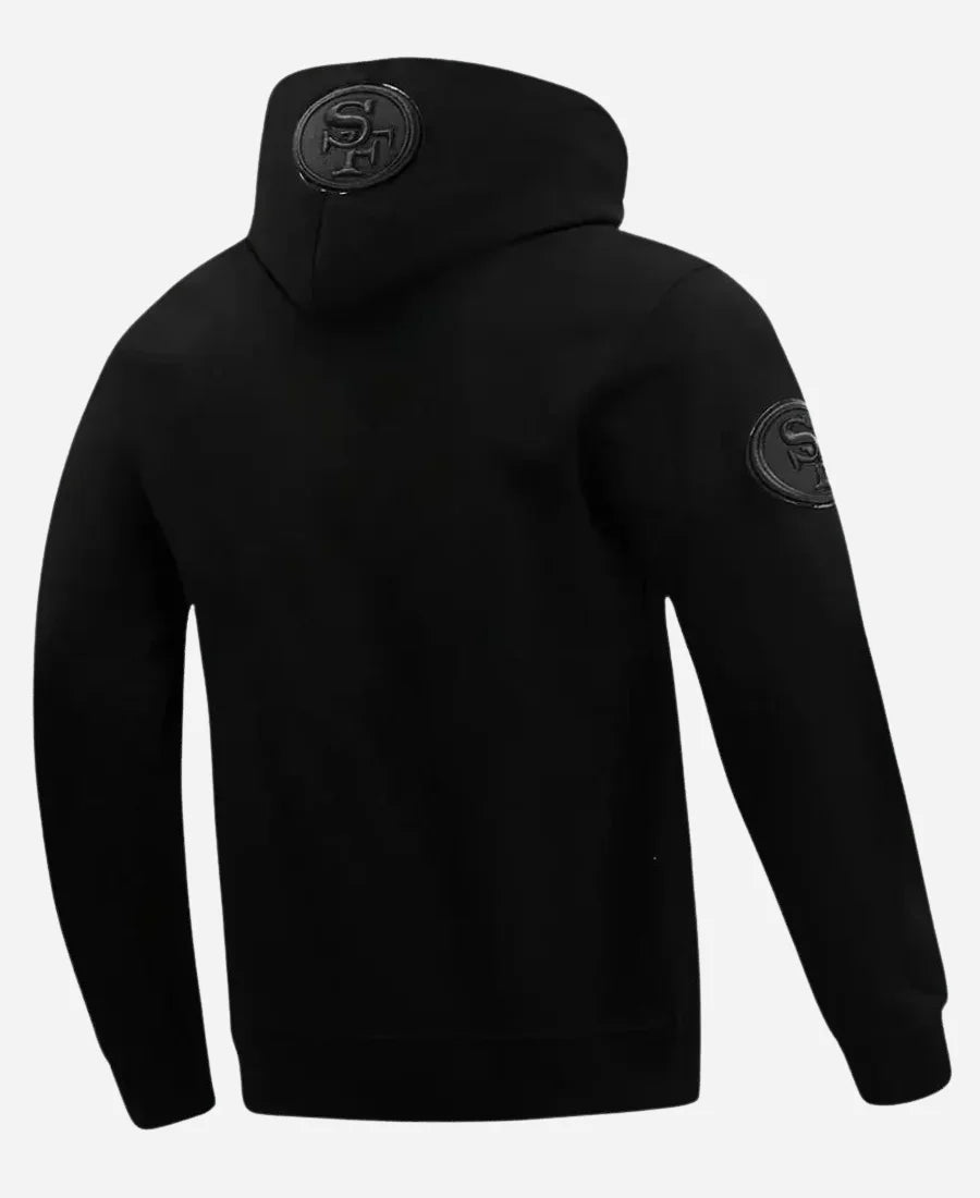 San Francisco 49ers Black Pullover Hoodie