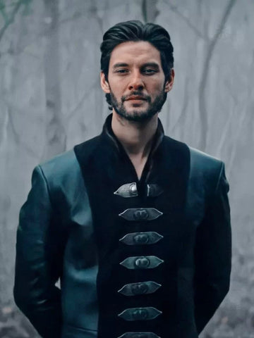 SHADOW AND BONE BEN BARNES LEATHER COAT