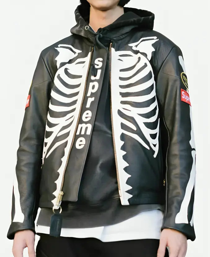 Supreme Vanson Leather Bones Jacket