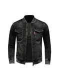 Slim fit Black Denim Jacket