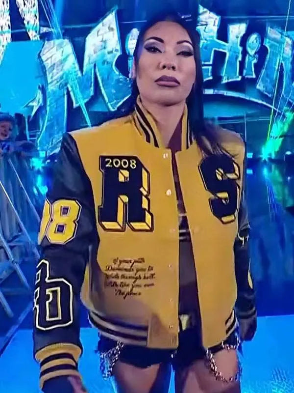 Mia Yim SmackDown 2026 Varsity Jacket
