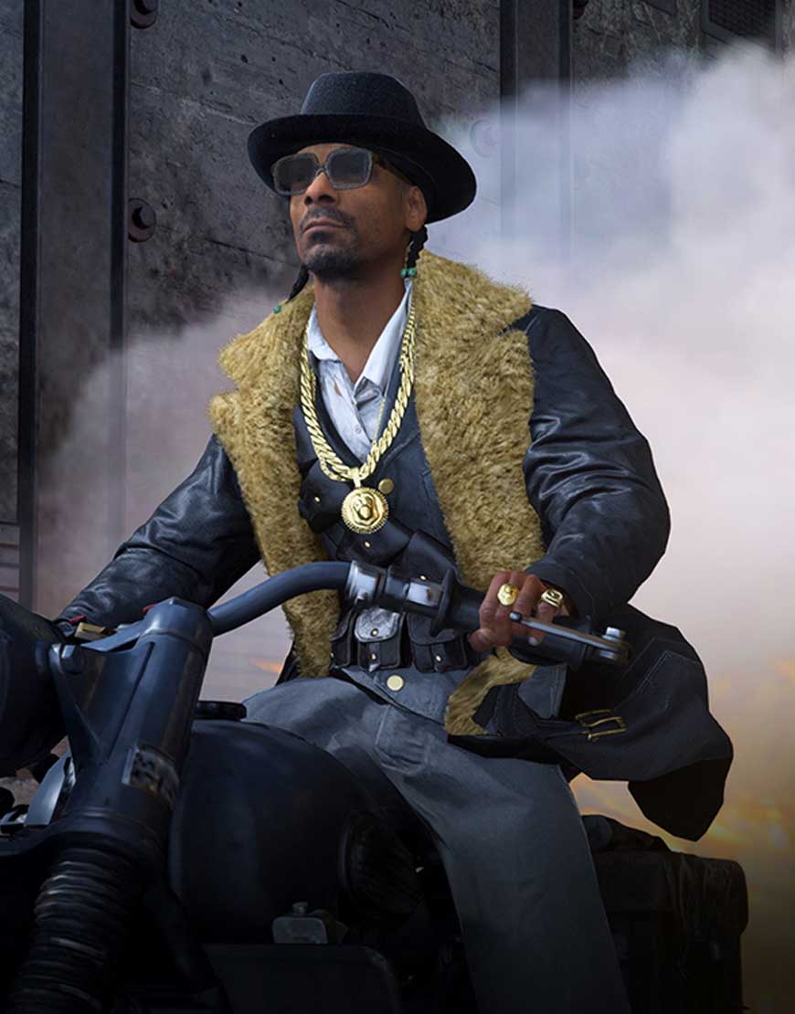 Snoop Dogg Call of Duty Shearling Jacket