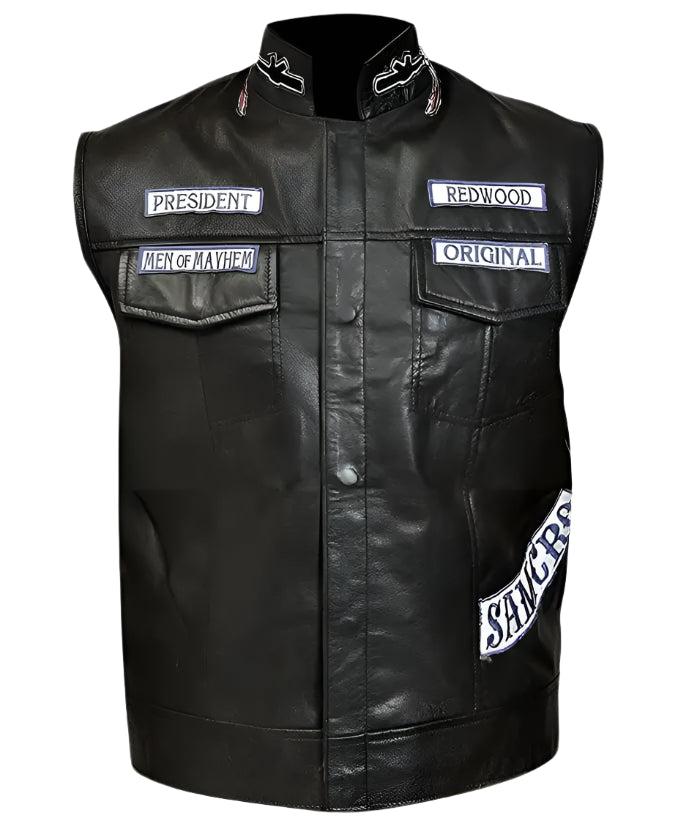 Sons Of Anarchy Jax Teller Leather Vest