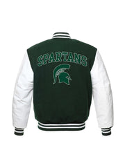Spartans Michigan State Green Varsity Jacket
